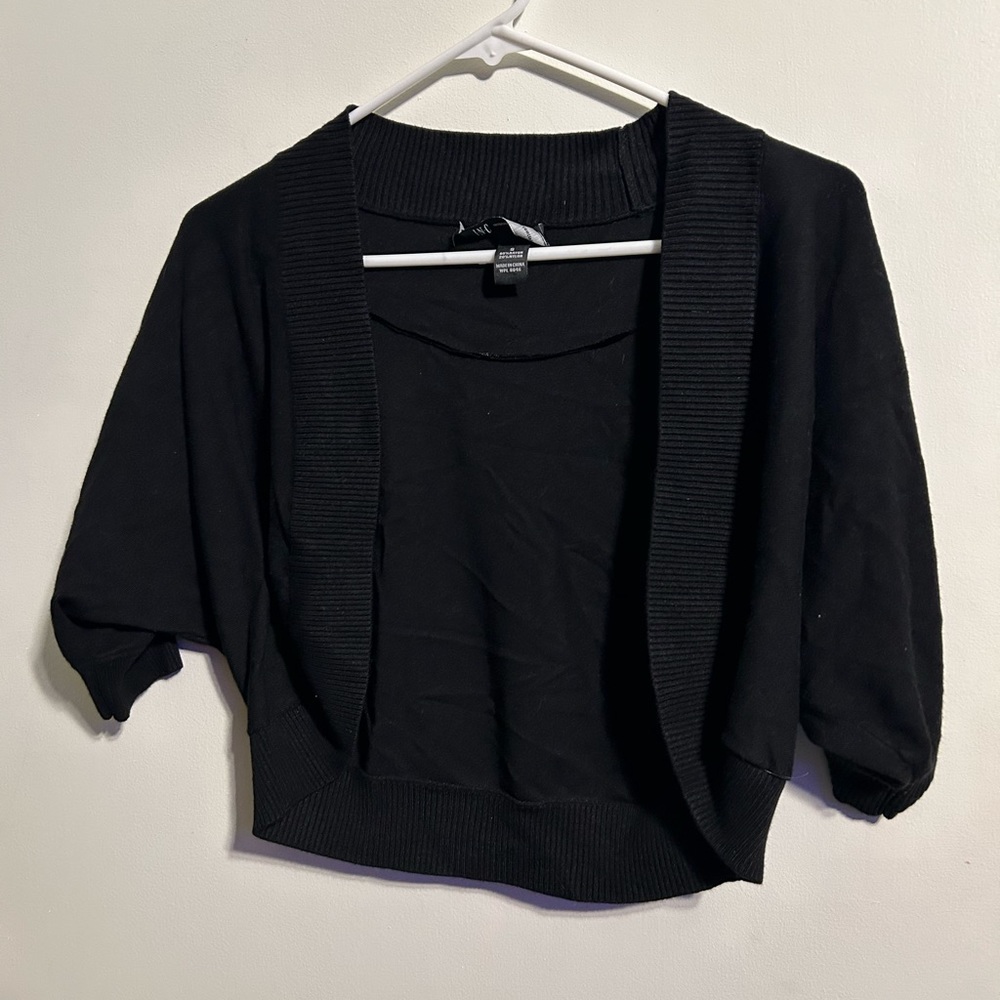 INC International Concepts Cropped 3/4 Sleeve Shrug